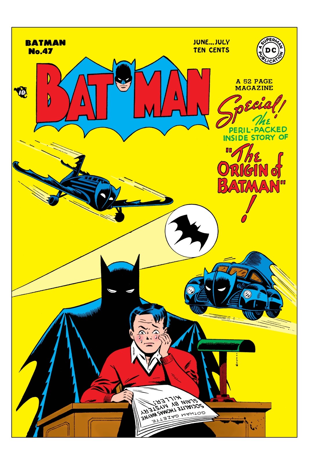 BATMAN #47 COVER A FACSIMILE EDITION BOB KANE | PRE-ORDER NOV 5TH-SHIPPED NOV