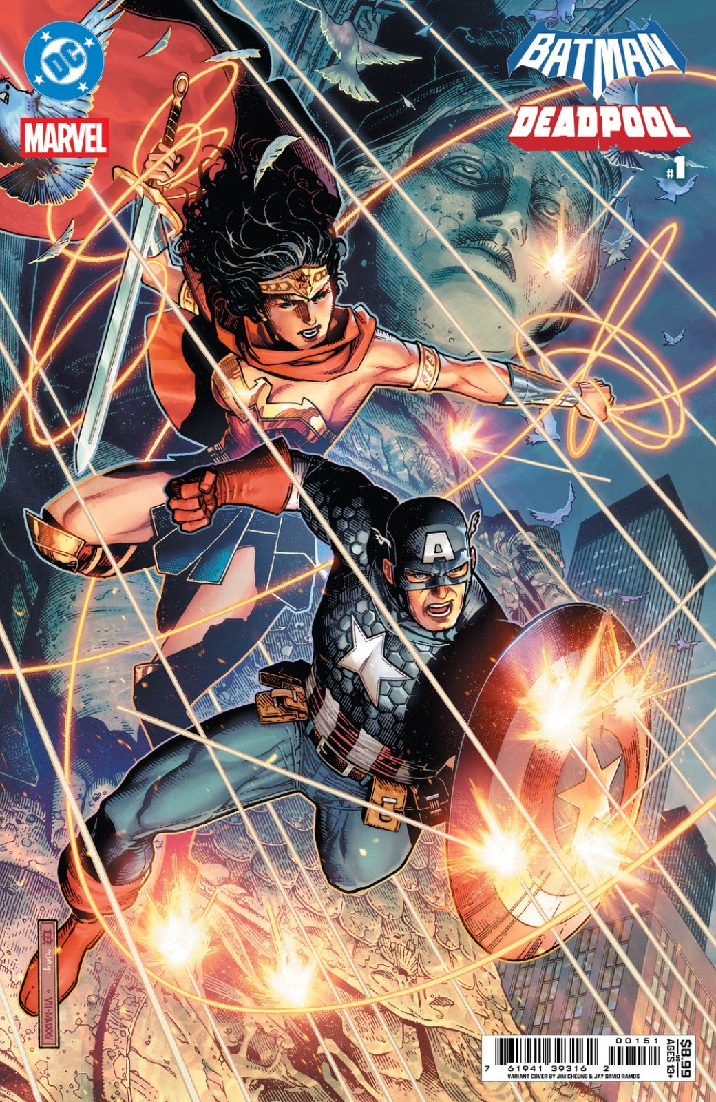 DC MARVEL BATMAN DEADPOOL #1 COVER E JIM CHEUNG VARIANT | PRE-ORDER NOV 19TH