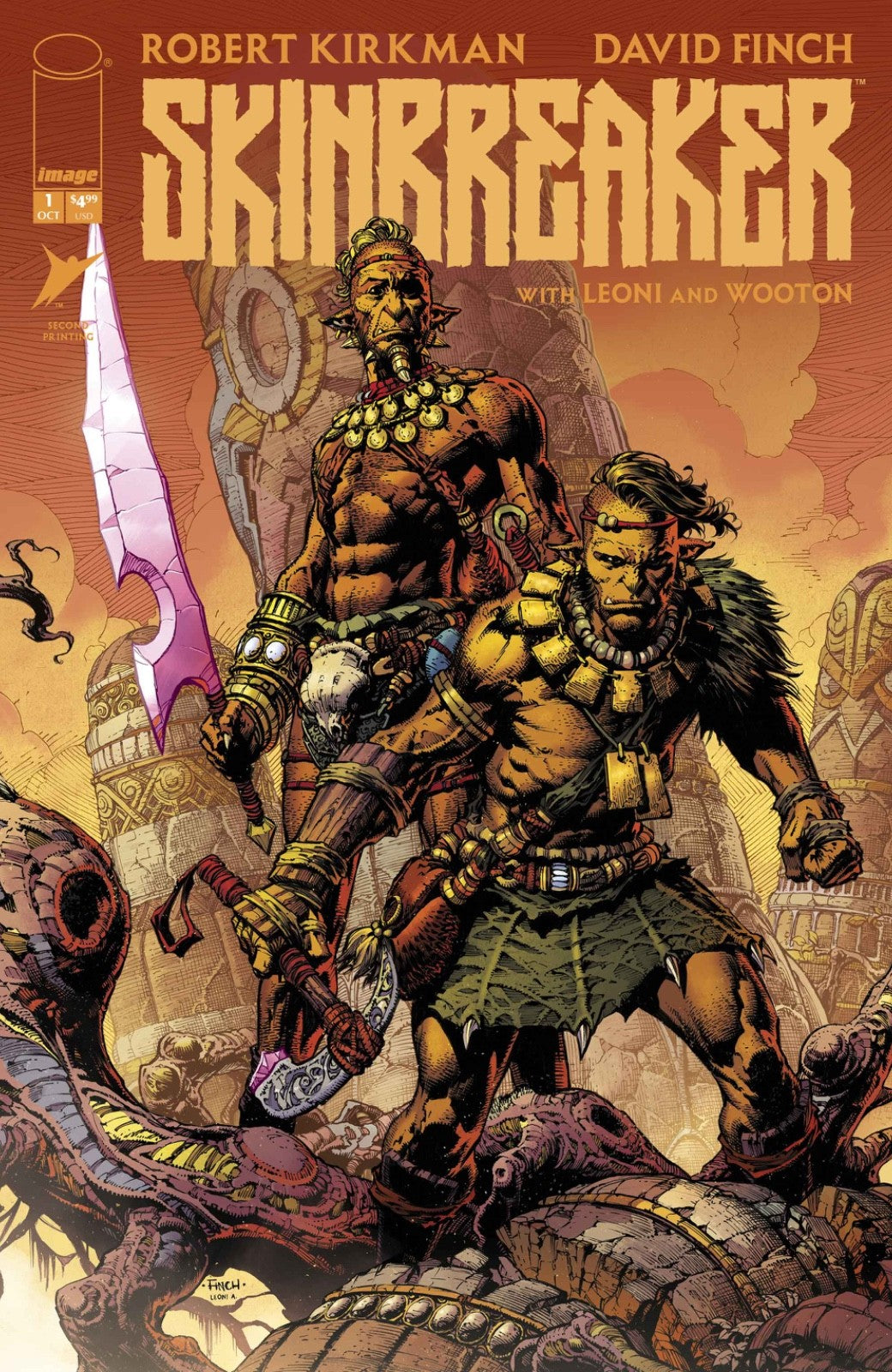 SKINBREAKER #1 2ND PRINT COVER A DAVID FINCH | PRE-ORDER OCT 29TH