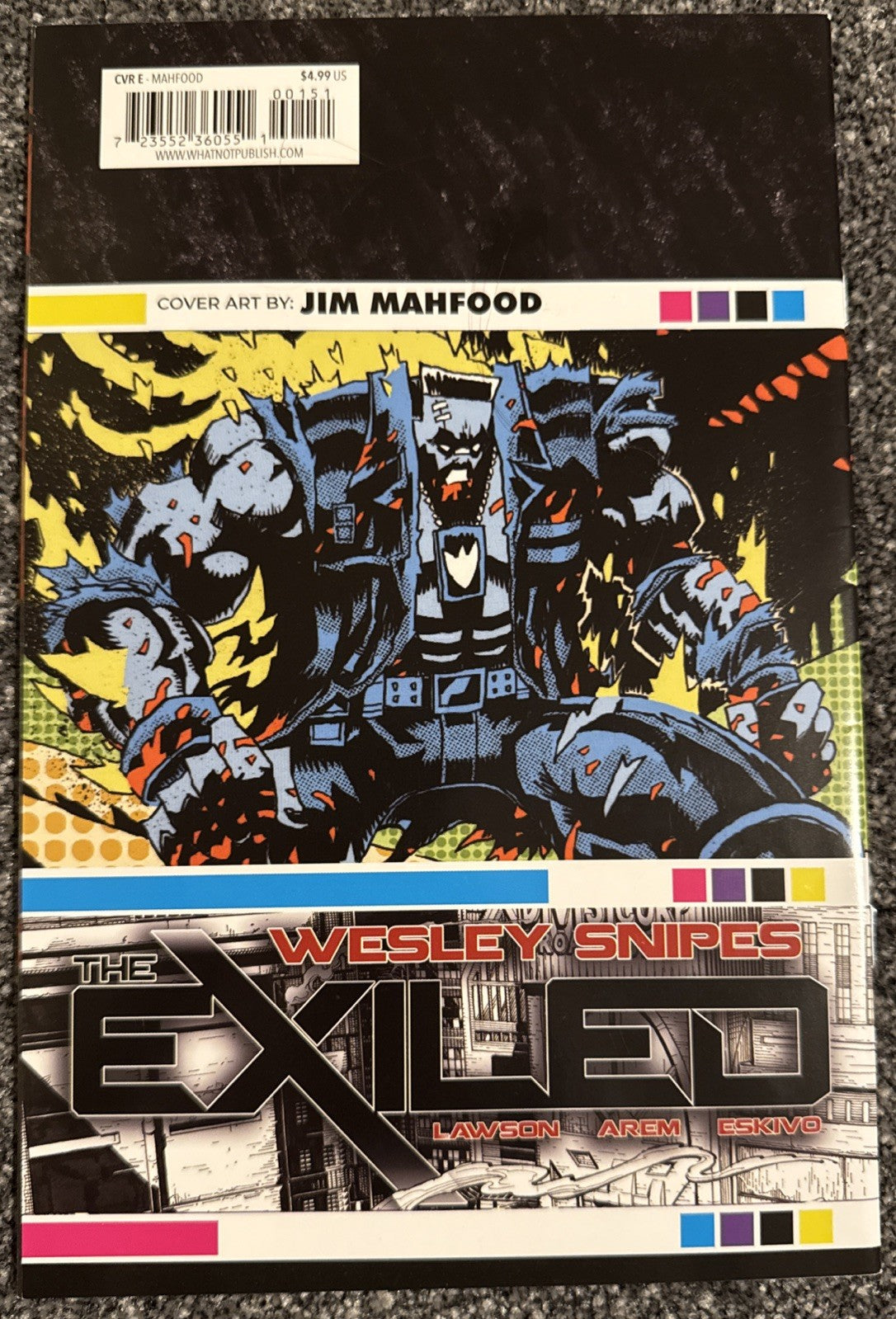 THE EXILED #1 Jim Mahfood Variant Cover.