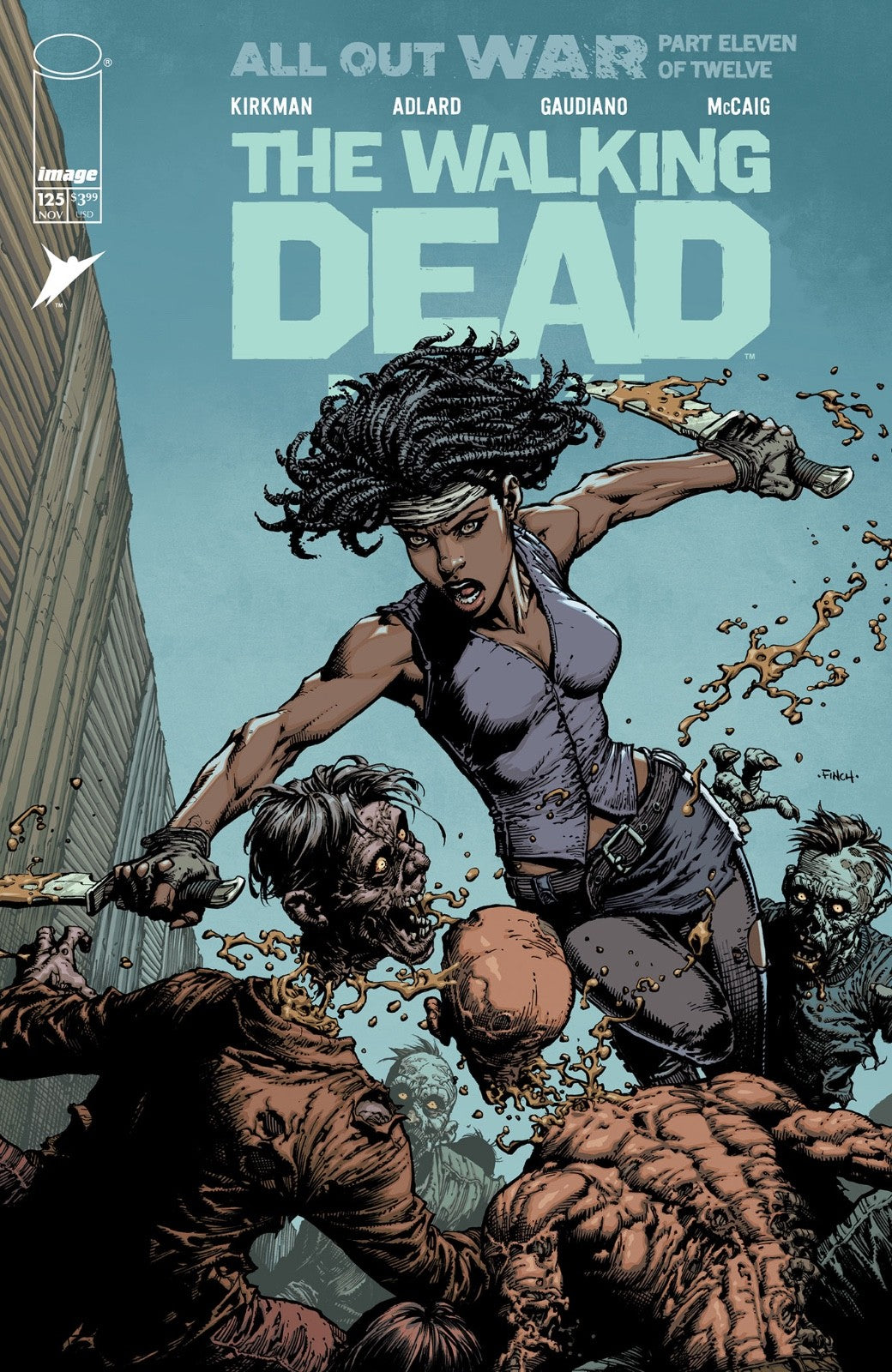 WALKING DEAD DELUXE #125 COVER A DAVID FINCH & DAVE MCCAIG | PRE-ORDER NOV 19TH