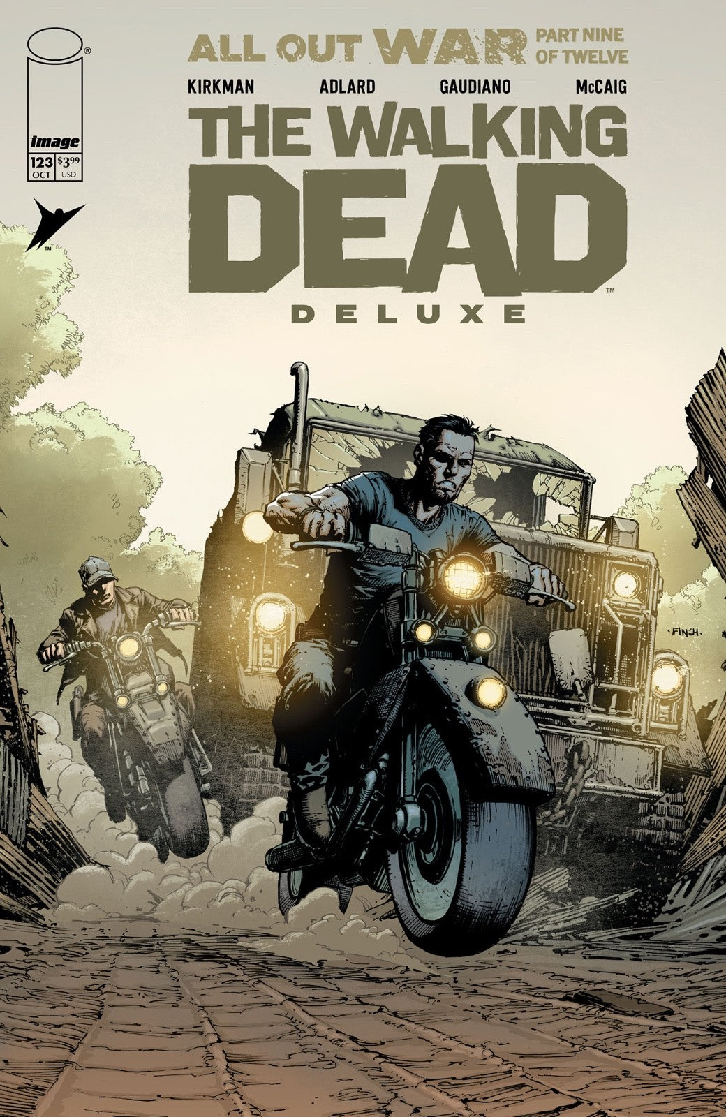 WALKING DEAD DELUXE #123 CVR A DAVID FINCH | PRE-ORDER OCT 15TH-SHIPPED OCTOBER