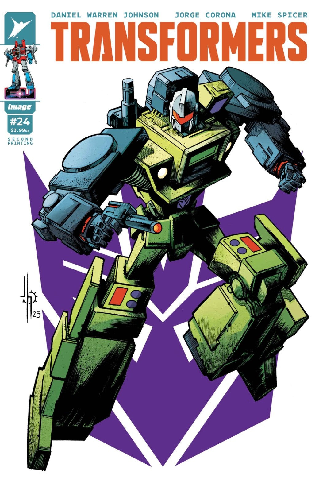 TRANSFORMERS #24 2ND PRINT COVER A JASON HOWARD VARIANT | PRE-ORDER OCT 29TH