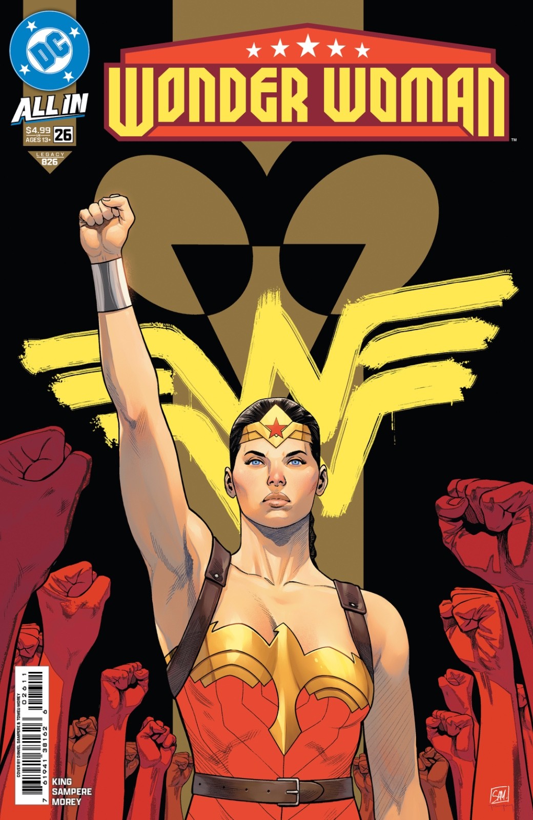 WONDER WOMAN #26 CVR A DANIEL SAMPERE | PRE-ORDER OCT 15TH-SHIPPED OCTOBER