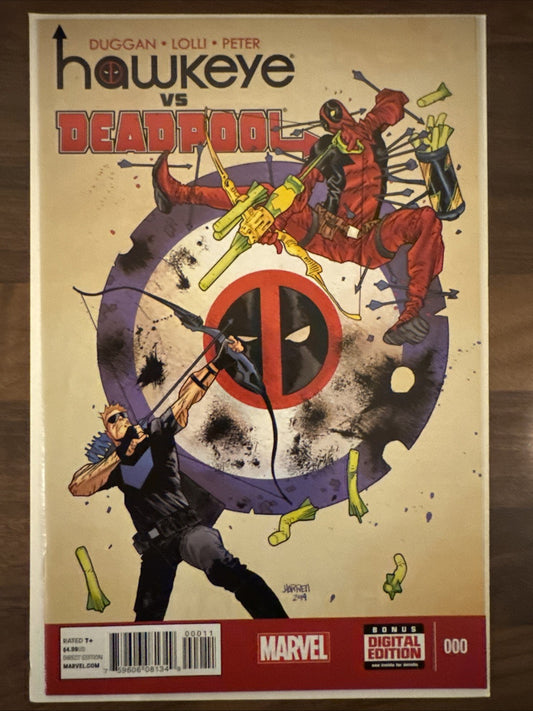 KEY Hawkeye Vs Deadpool #0 2014 1st App Jane Foster & Spider-Gwen Marvel Comics