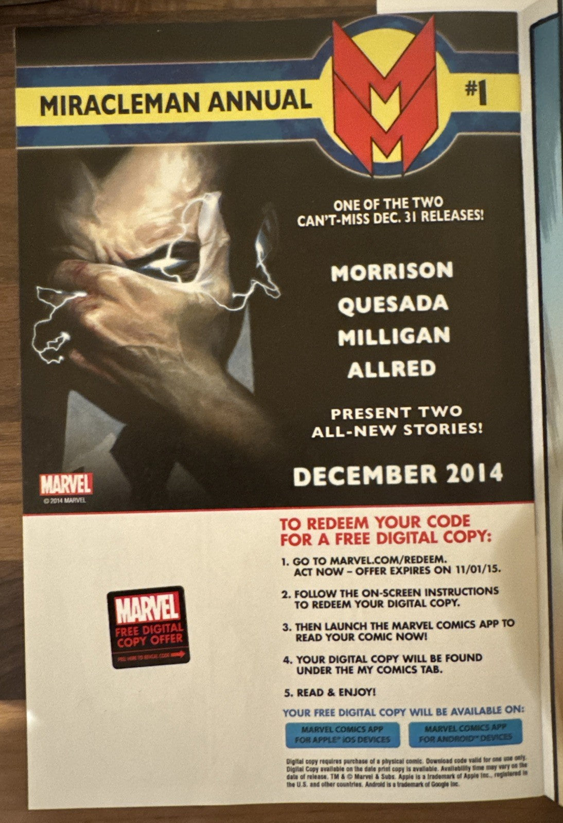 Superior Iron Man #1 Rocket & Groot Variant | Marvel Comics | Released 2014