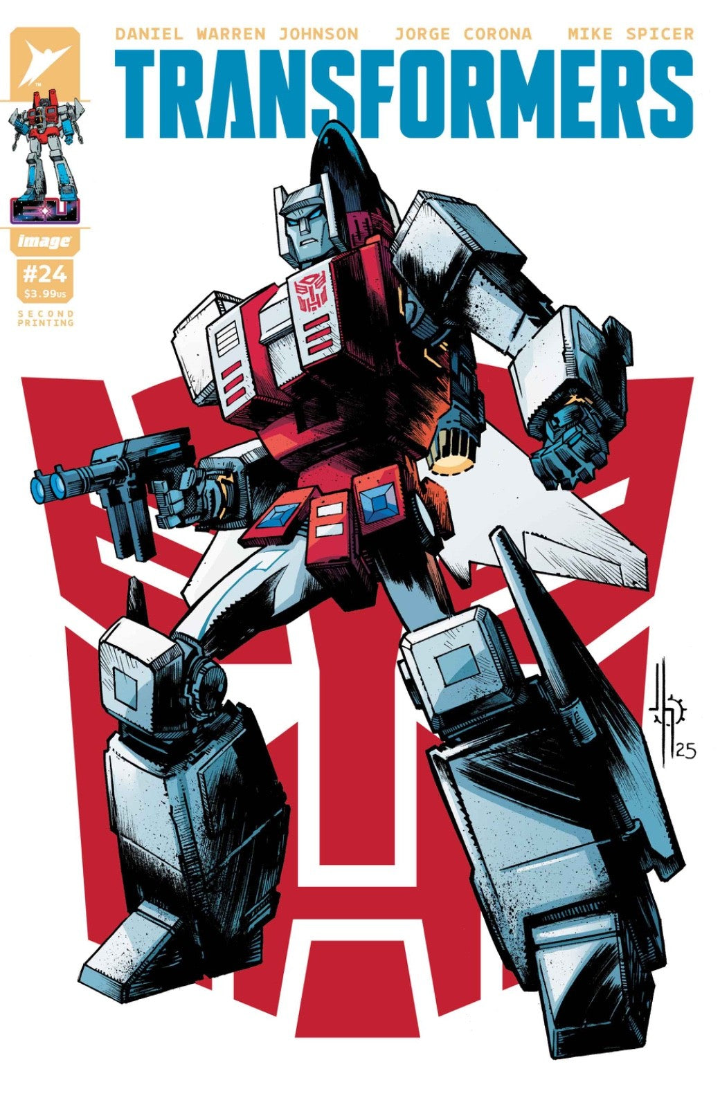 TRANSFORMERS #24 2ND PRINT COVER B JASON HOWARD VARIANT | PRE-ORDER OCT 29TH