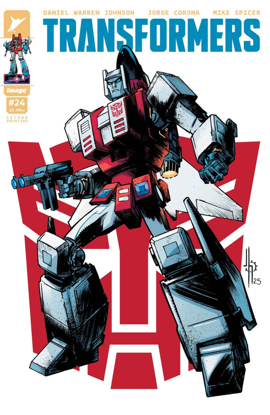 TRANSFORMERS #24 2ND PRINT COVER B JASON HOWARD VARIANT | PRE-ORDER OCT 29TH