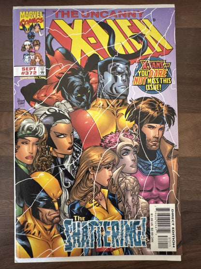 THE UNCANNY X-MEN #372 1999 Marvel Comics Card Still Inside