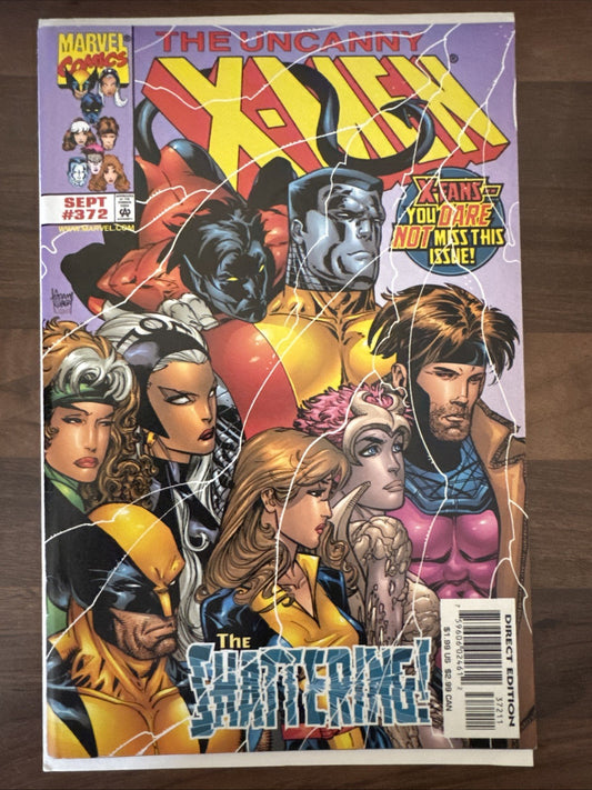 THE UNCANNY X-MEN #372 1999 Marvel Comics Card Still Inside