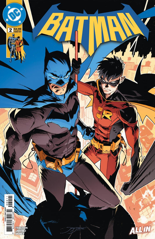 BATMAN #2 COVER A JORGE JIMENEZ - PRE-ORDER  OCTOBER 1ST- SHIPPED OCTOBER