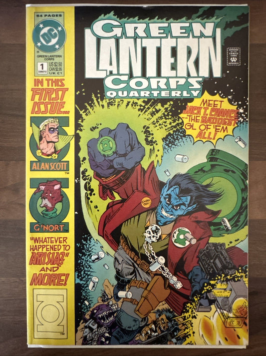 Green Lantern Corps Quarterly 1 First Appearance Jack T Chance 1992 DC Comics