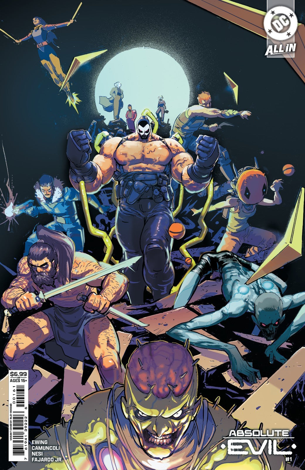 ABSOLUTE EVIL #1 (ONE SHOT) COVER E RILEY ROSSMO-PRE-ORDER OCT- SHIPPED OCTOBER