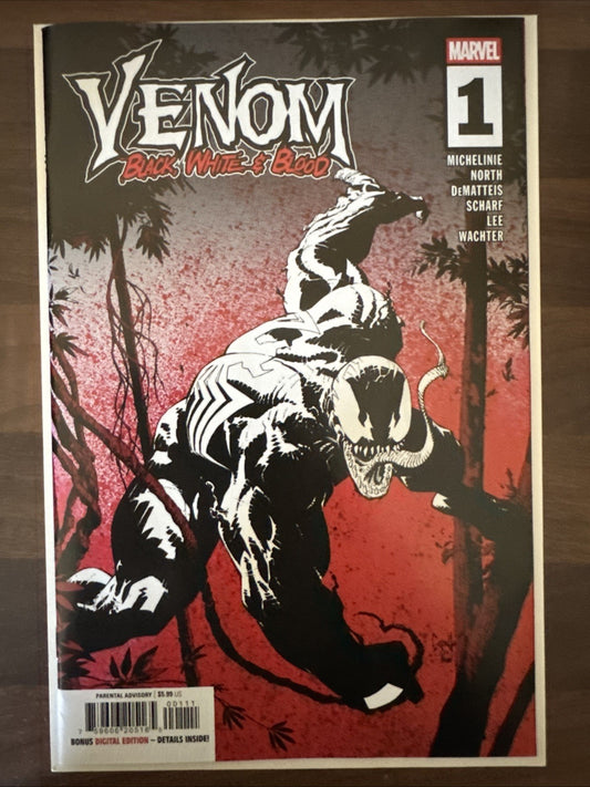 VENOM BLACK WHITE & BLOOD #1 FIRST PRINT |MARVEL COMICS | Released 2025