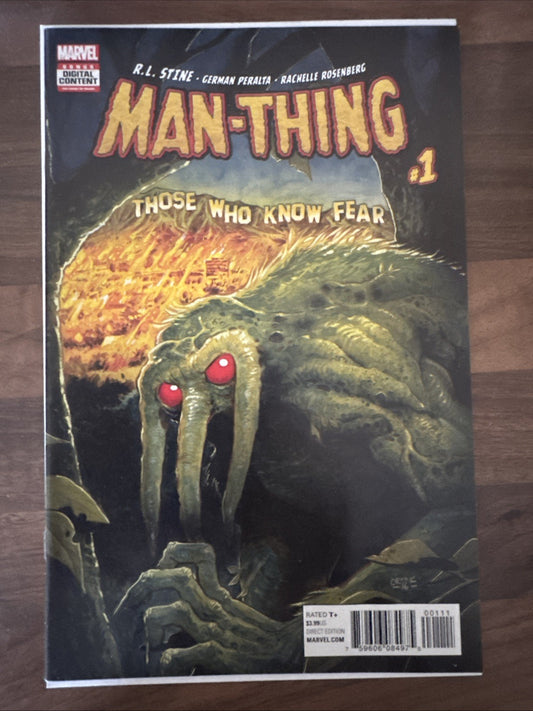 Man Thing #1  R.L. Stine Book Marvel Comics 2017