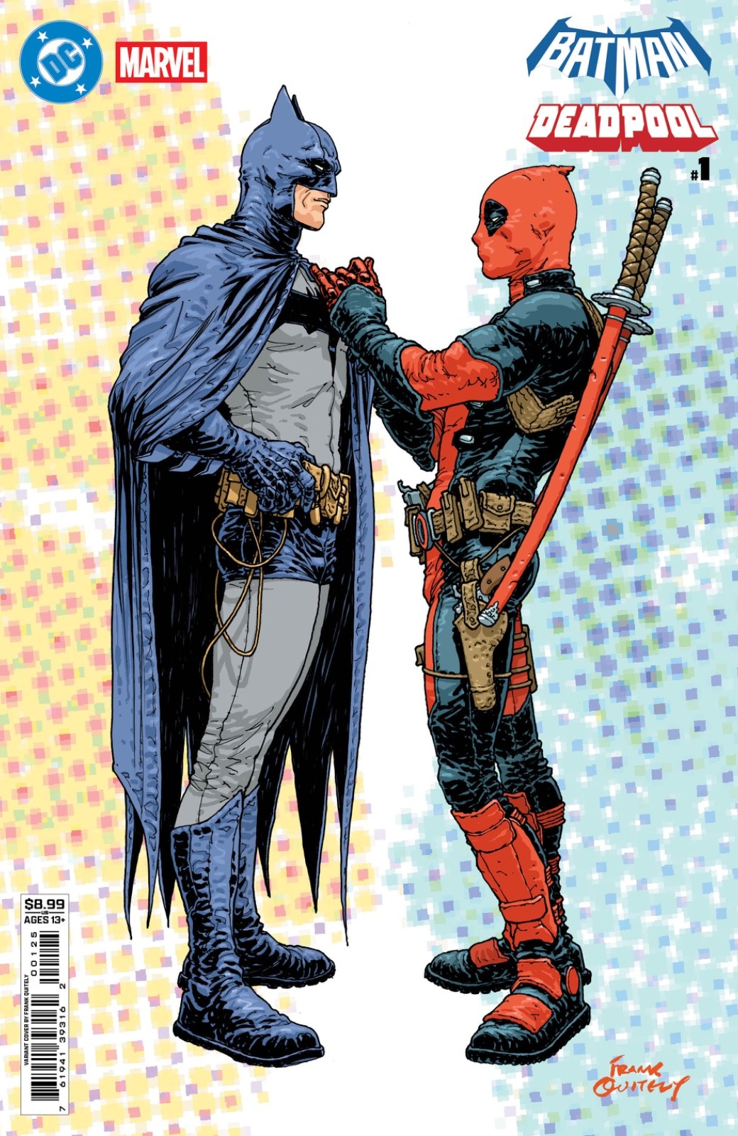 DC MARVEL BATMAN DEADPOOL #1 COVER N FRANK QUITELY VARIANT | PRE-ORDER NOV 19TH
