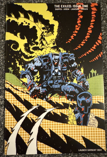 THE EXILED #1 Jim Mahfood Variant Cover.