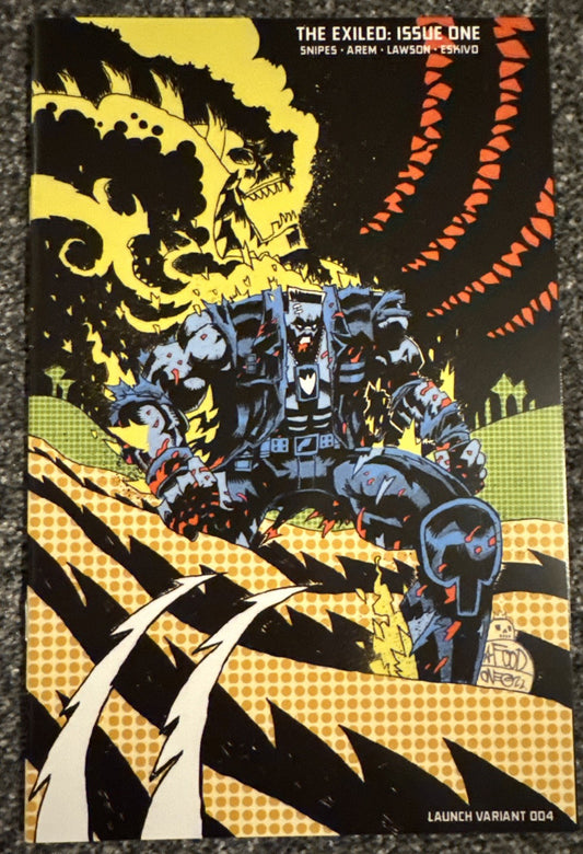 THE EXILED #1 Jim Mahfood Variant Cover.