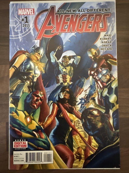 All-New All-Different Avengers #1 Alex Ross Cover | 1st of Mister Gryphon | 2015