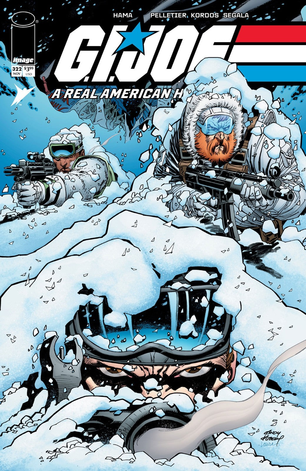 GI JOE A REAL AMERICAN HERO #322 COVER A ANDY KUBERT | PRE-ORDER NOV 12TH