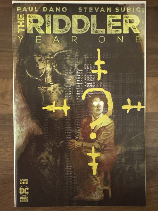 The Riddler : Year One | Paul Dano | DC Comics/Black Label | 2022-Batman