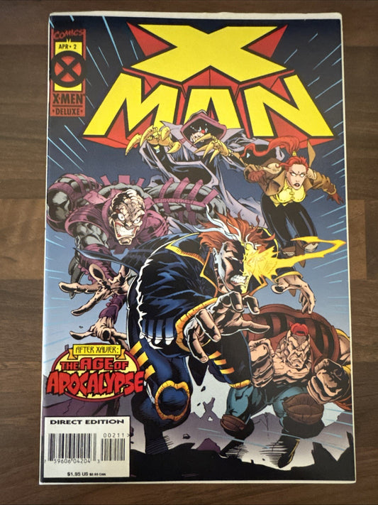 X-Man #2 After Xavier The Age Of Apocalypse  [Marvel Comics, 1995]
